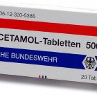 Pharmafaltschachtel -Paracetamol